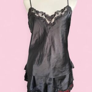 Vintage 2001 Victorias Secret Black Set